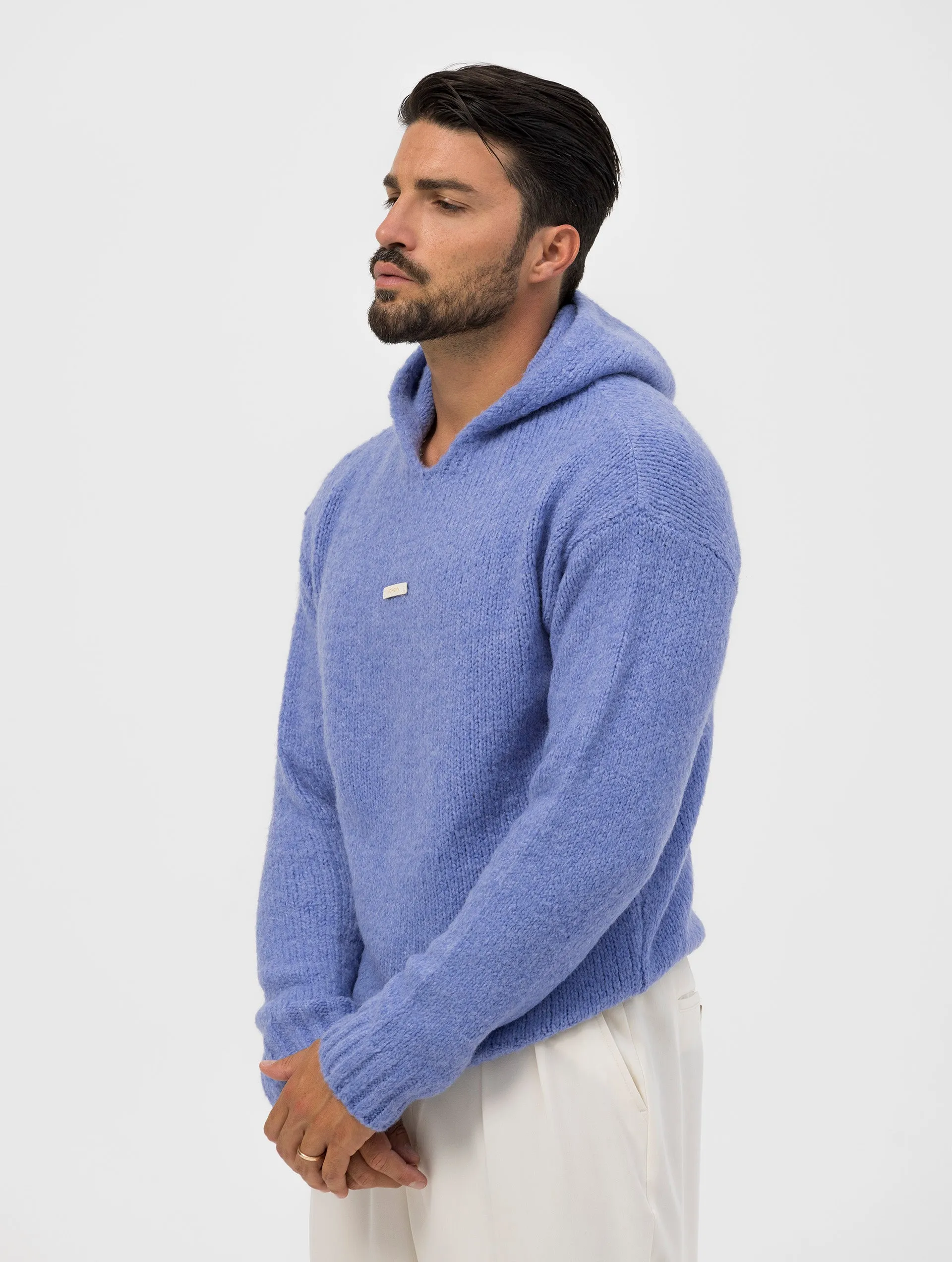 ACE HOODIE SWEATER IN LILAC