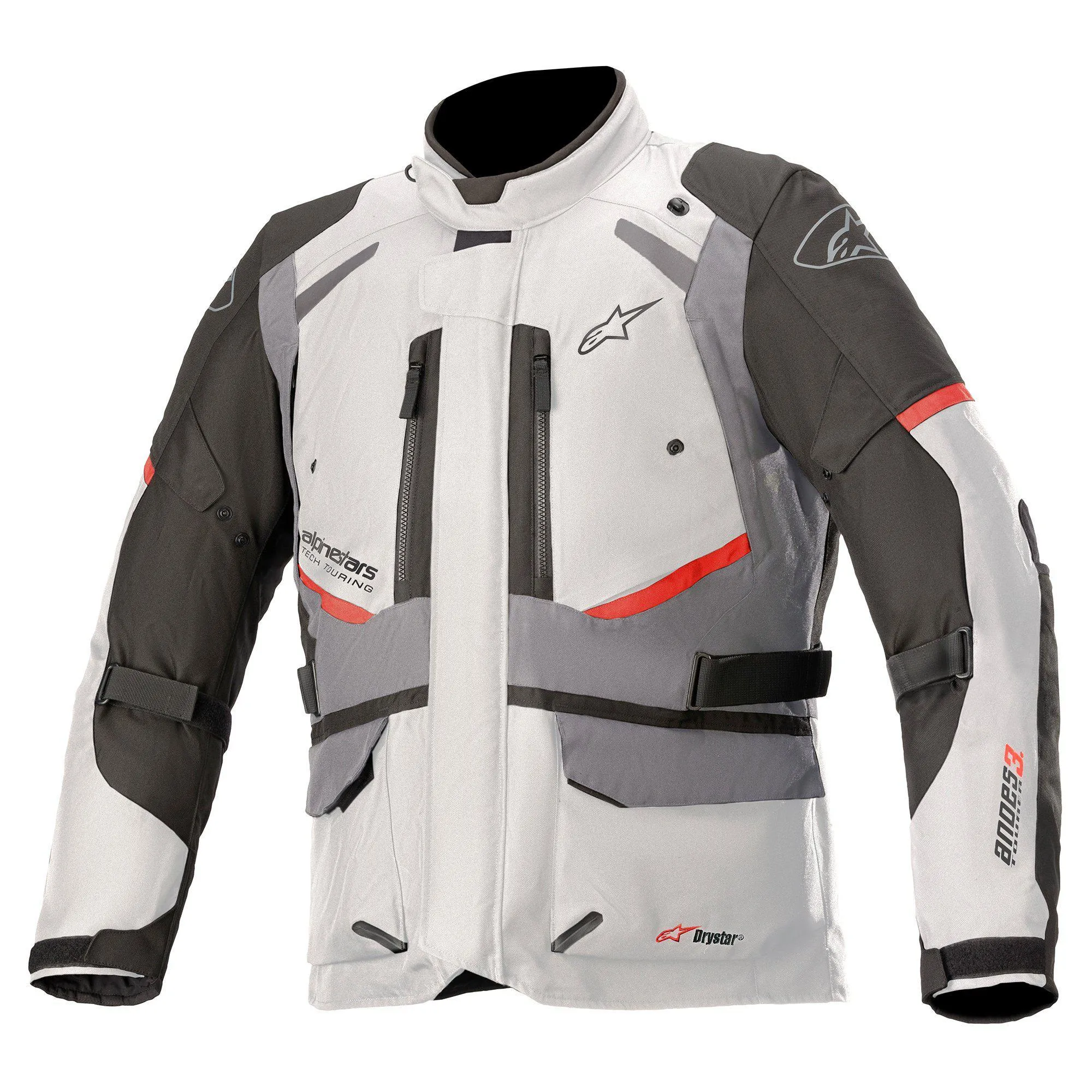 Alpinestars Andes V3 Drystar Ice Grey/Dark Grey Motorcycle Jacket
