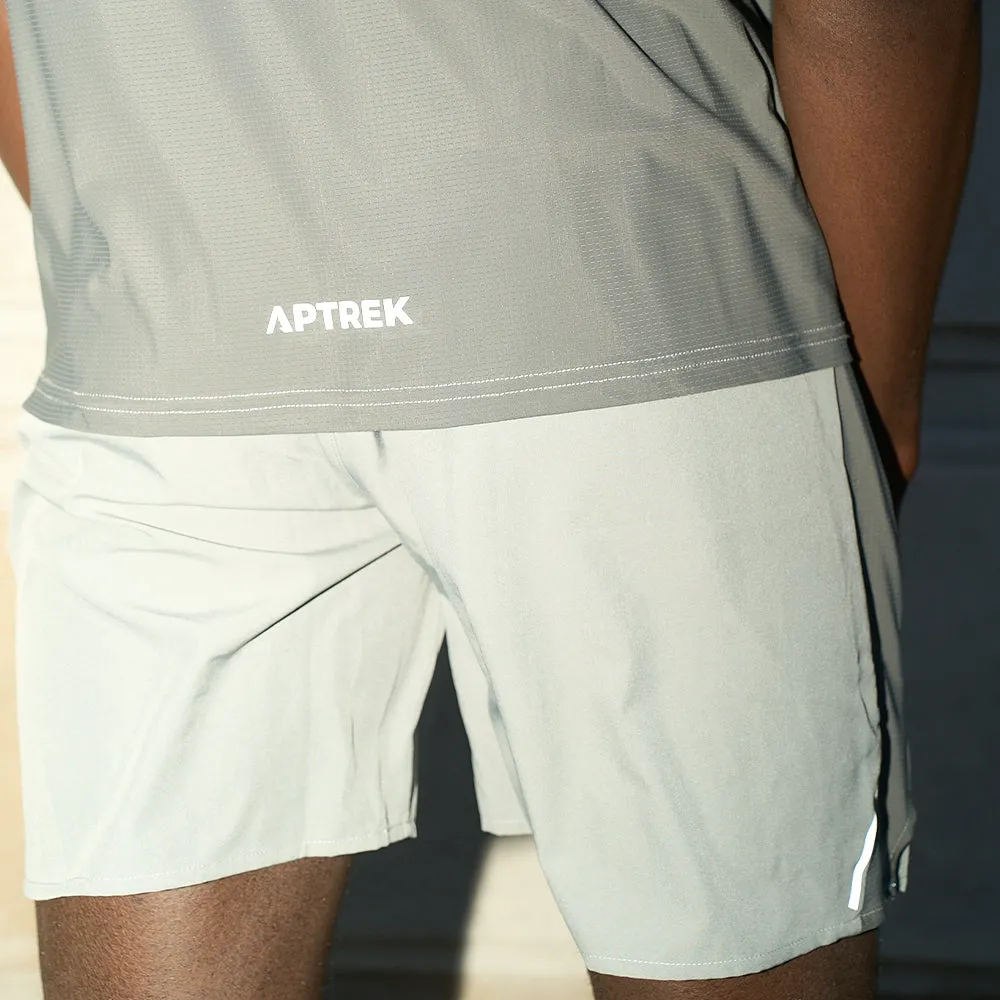 Aptrek Scramble T-Shirt/Shorts Set Grey