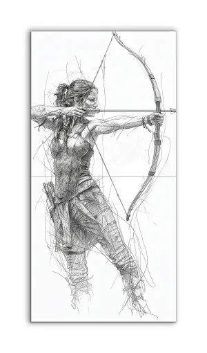 Archers Focus: Dynamic Realism Artwork