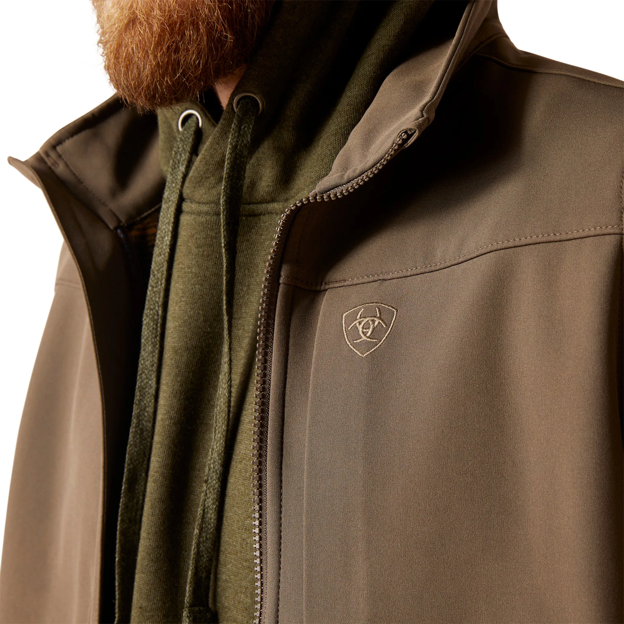 Ariat Men's Logo 2.0 Softshell Banyan Bark Vest 10046614