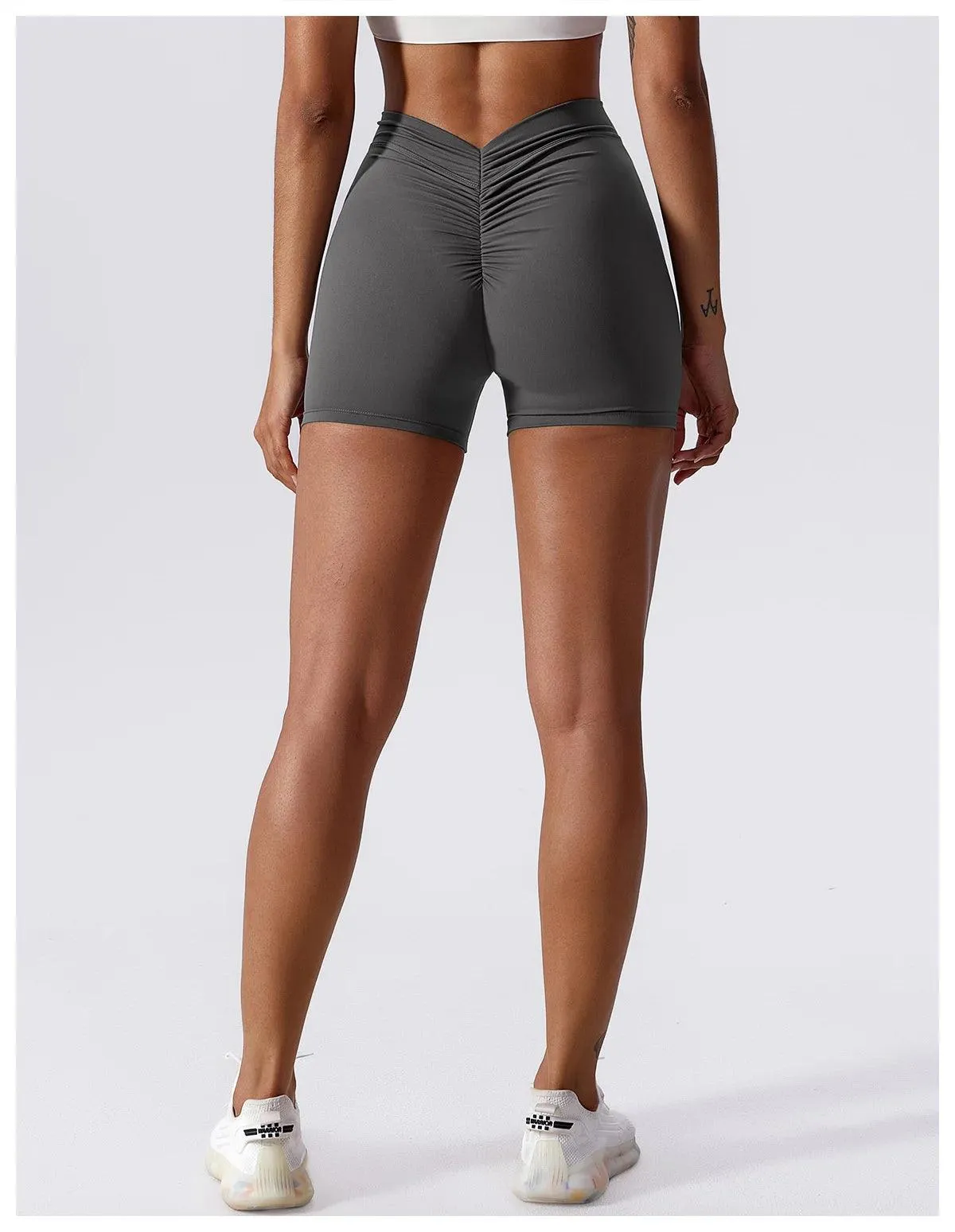 B-ACTIVE HIGH WAIST SCRUNCH YOGA SHORTS
