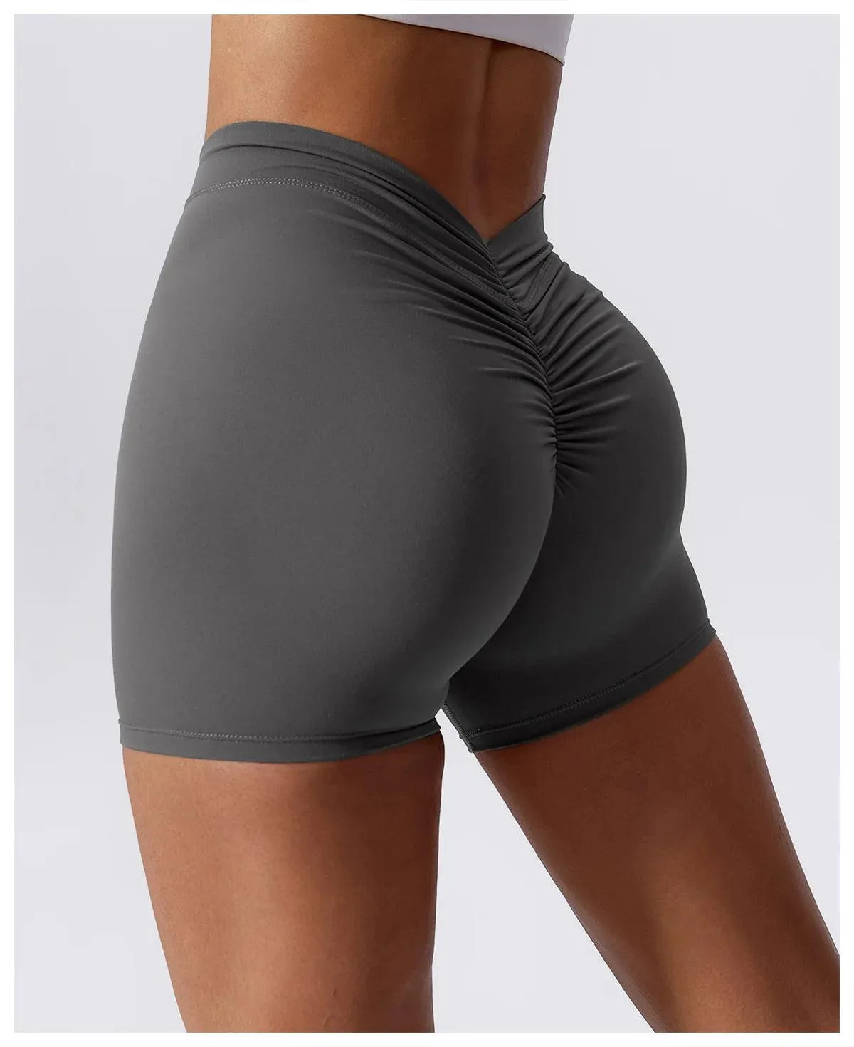 B-ACTIVE HIGH WAIST SCRUNCH YOGA SHORTS
