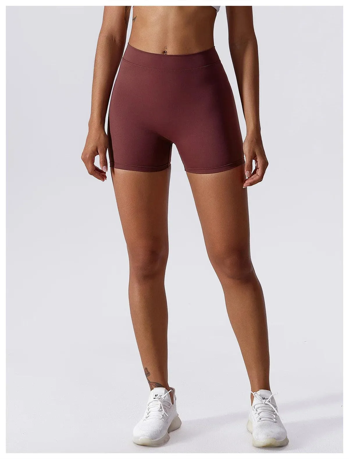 B-ACTIVE HIGH WAIST SCRUNCH YOGA SHORTS