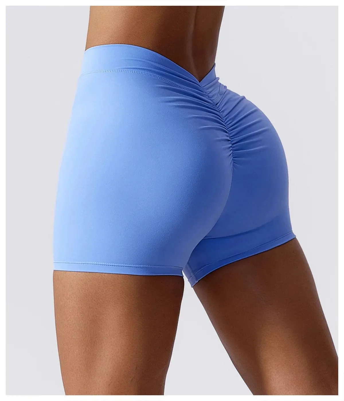 B-ACTIVE HIGH WAIST SCRUNCH YOGA SHORTS