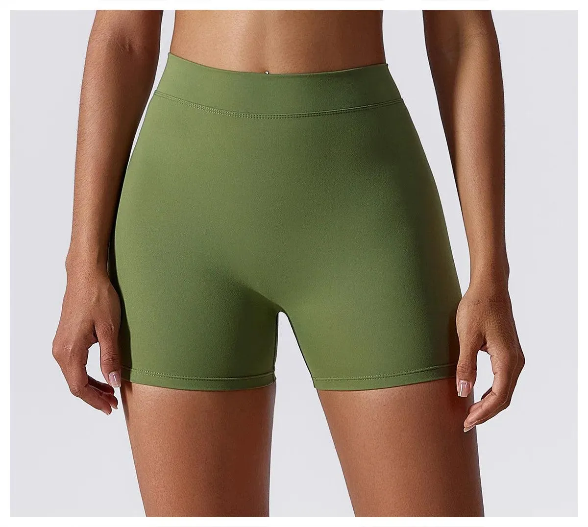 B-ACTIVE HIGH WAIST SCRUNCH YOGA SHORTS