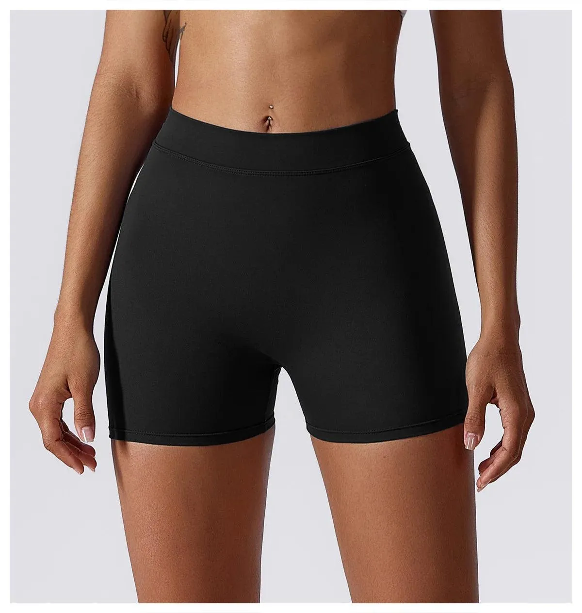 B-ACTIVE HIGH WAIST SCRUNCH YOGA SHORTS