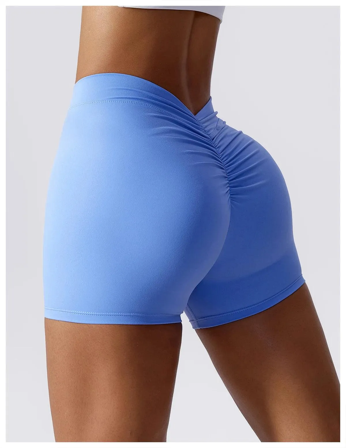 B-ACTIVE HIGH WAIST SCRUNCH YOGA SHORTS