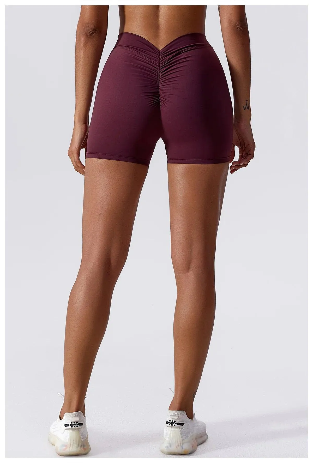 B-ACTIVE HIGH WAIST SCRUNCH YOGA SHORTS