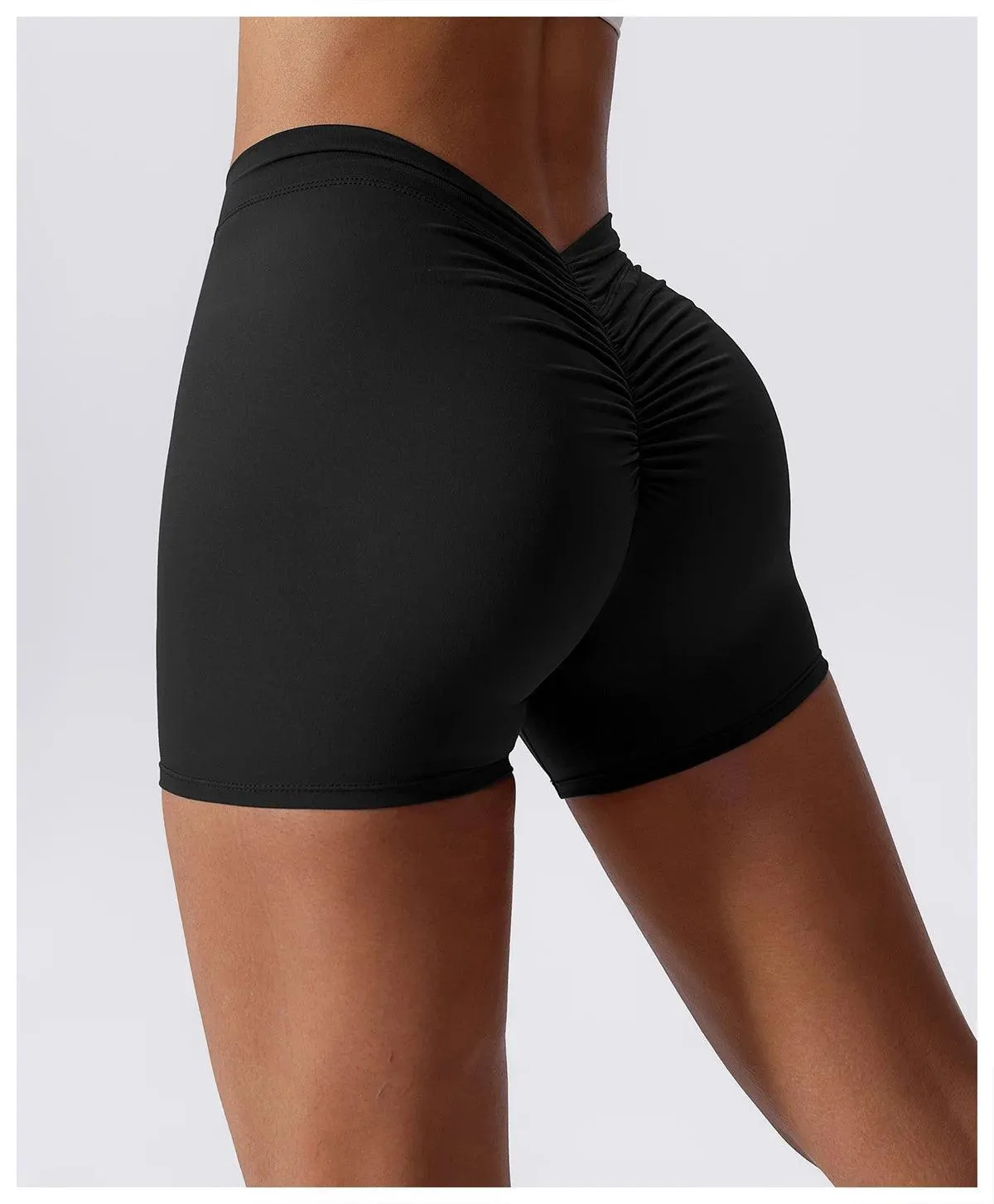 B-ACTIVE HIGH WAIST SCRUNCH YOGA SHORTS