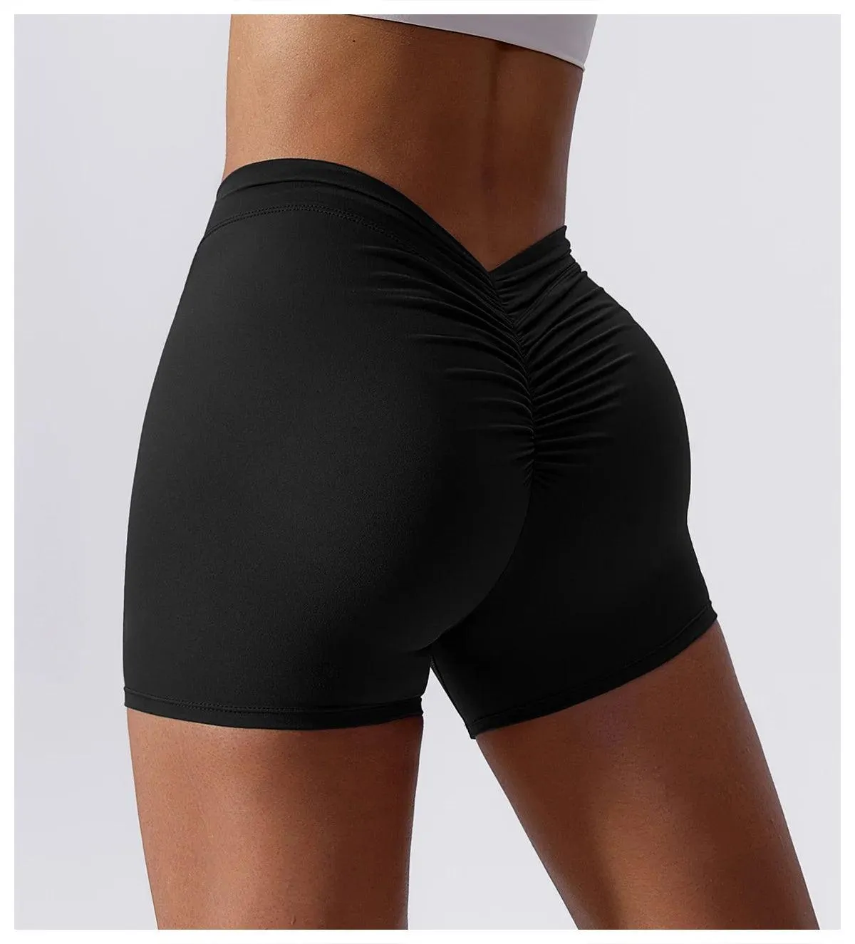 B-ACTIVE HIGH WAIST SCRUNCH YOGA SHORTS
