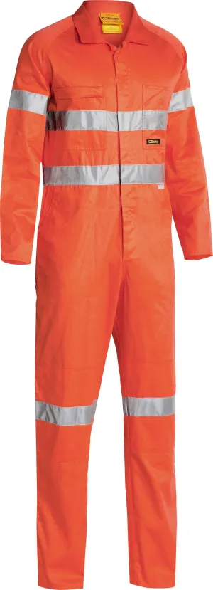 BC6718TW Bisley Hi Vis Lightweight Overalls 3M Reflective Tape - Long
