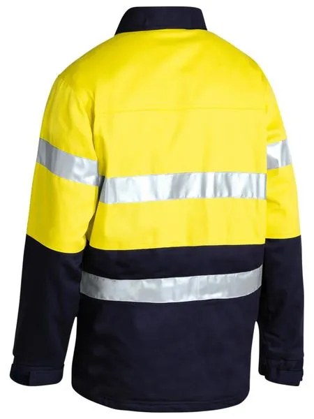 Bisley Taped Hi Vis - Cotton Drill Jacket