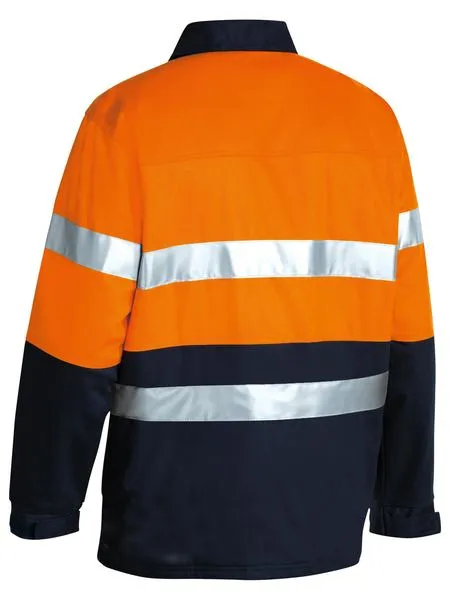 Bisley Taped Hi Vis - Cotton Drill Jacket