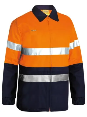 Bisley Taped Hi Vis - Cotton Drill Jacket