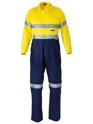 Bisley Workwear 3m Taped Hi Vis Coverall Lightweight BC6719TW
