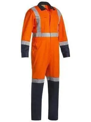 Bisley Workwear Taped Ttmc-w Lightweight Hi Vis Drill Coverall BC6029T