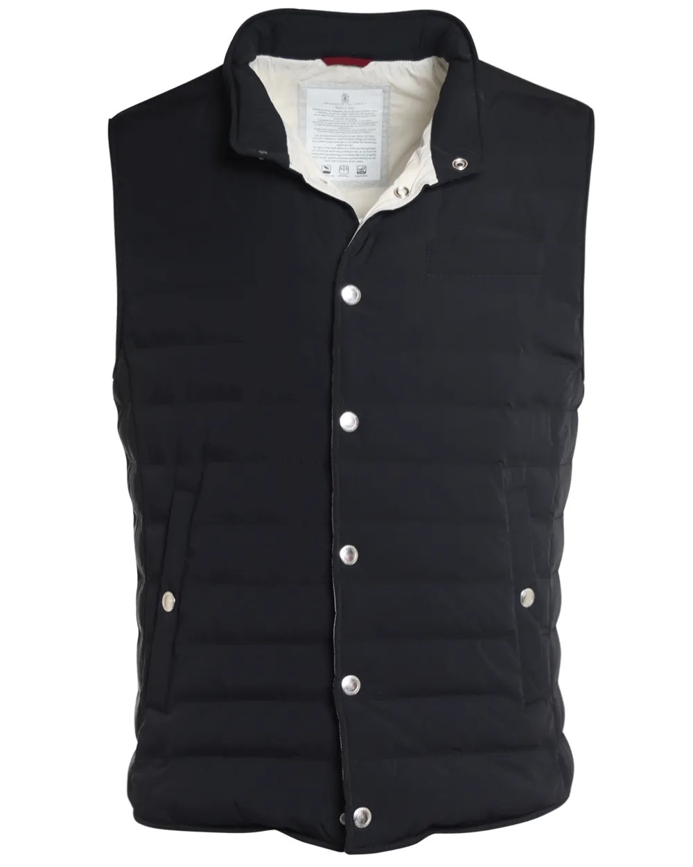 Black Weather Resistant Padded Vest