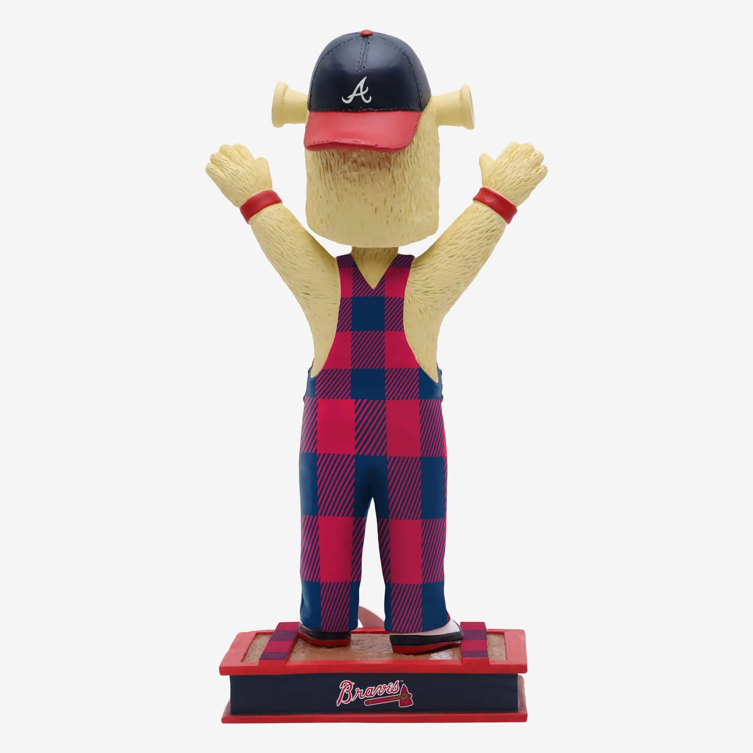 Blooper Atlanta Braves Bib Overalls Mascot Bobblehead