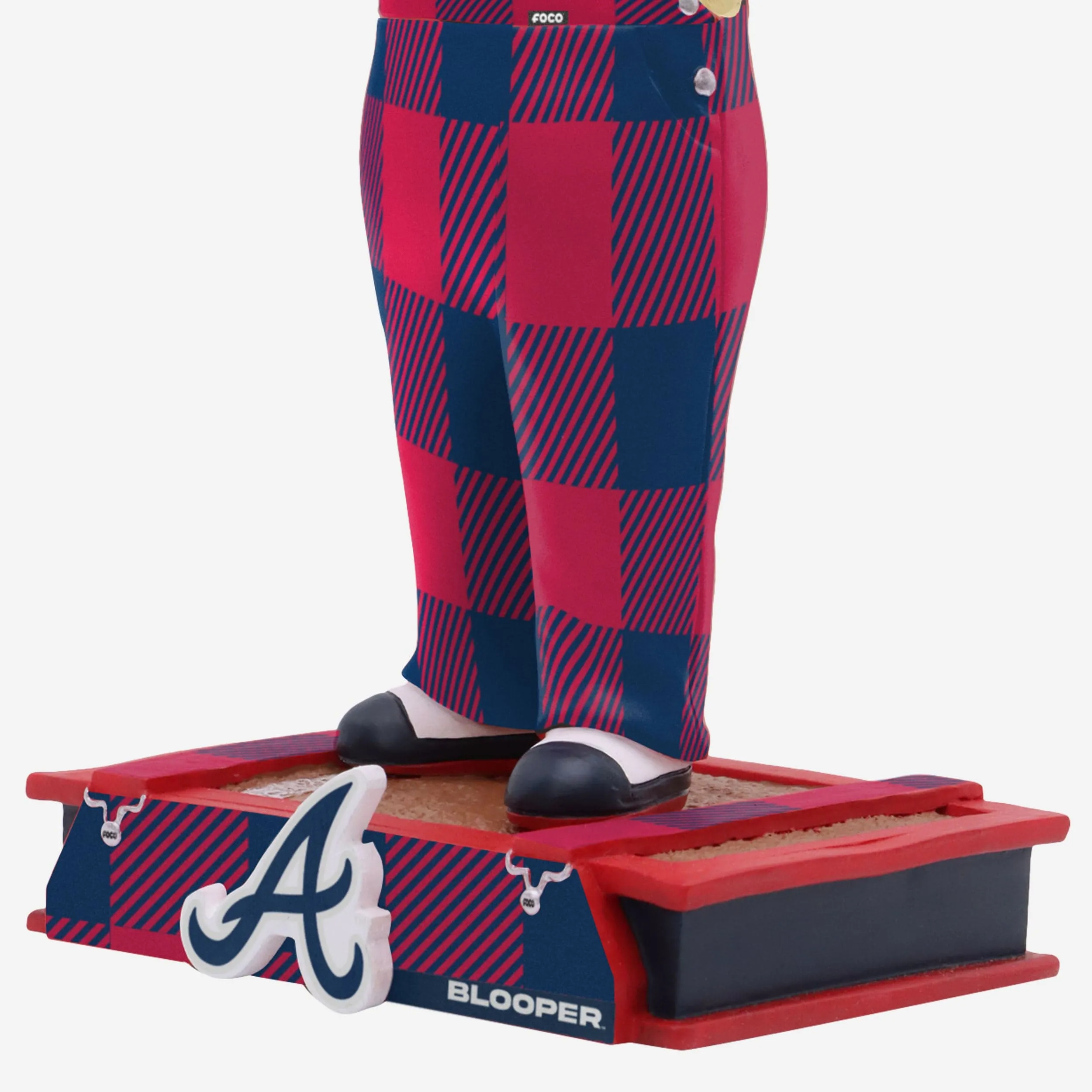 Blooper Atlanta Braves Bib Overalls Mascot Bobblehead
