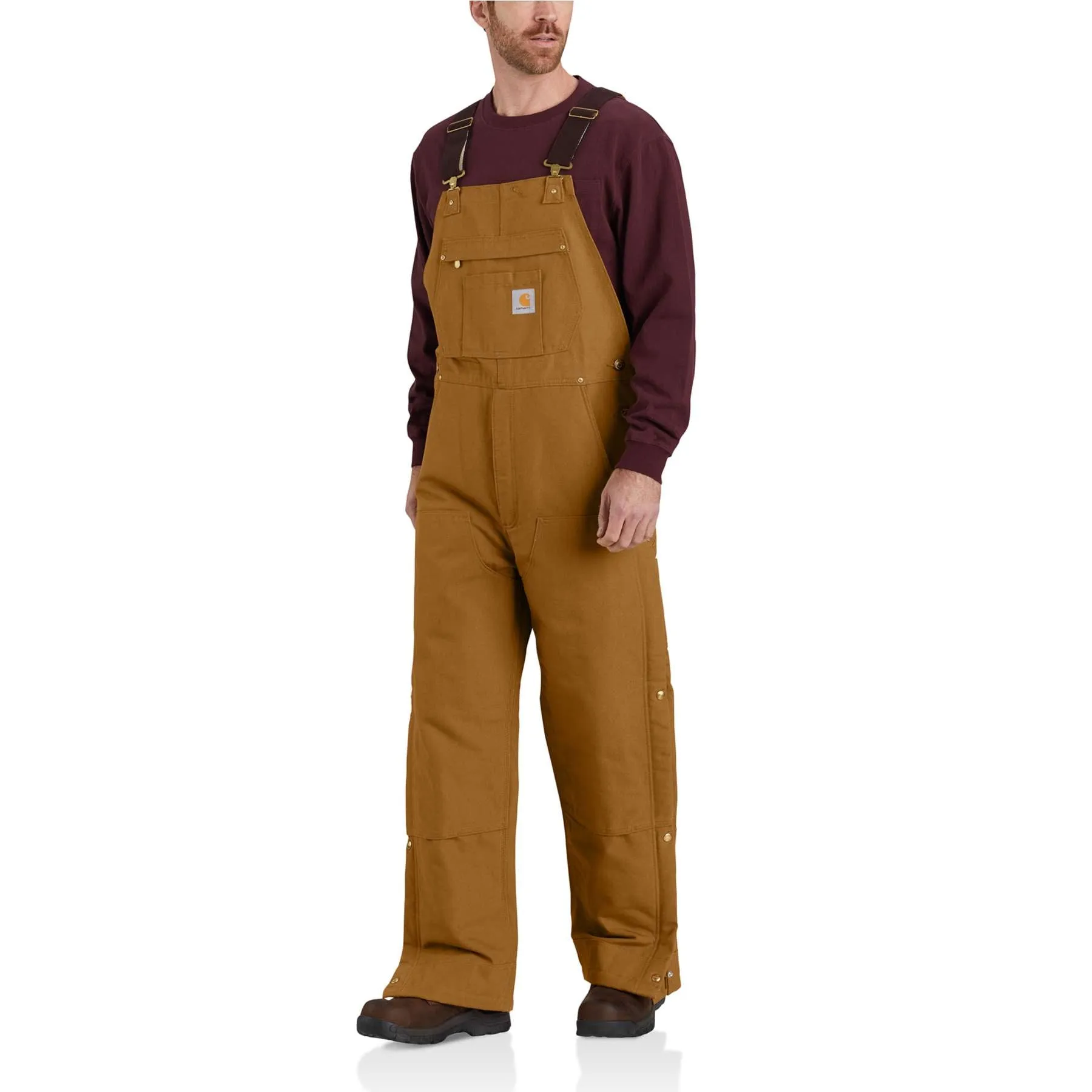 Carhartt Firm Duck Insulated Bib Overall