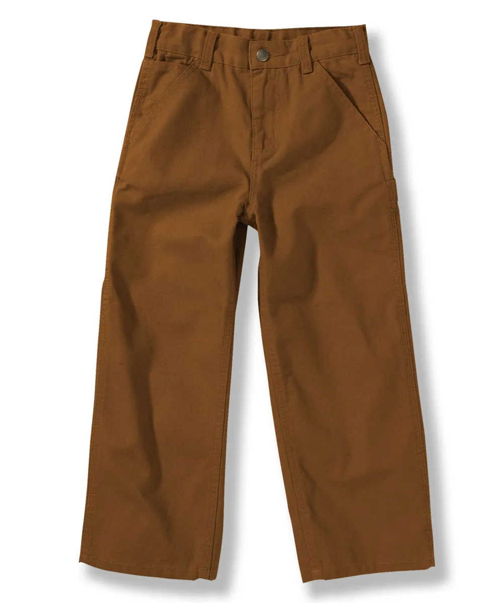Carhartt Toddler Washed Canvas Duck Dungaree (2T-4T) - Carhartt Brown