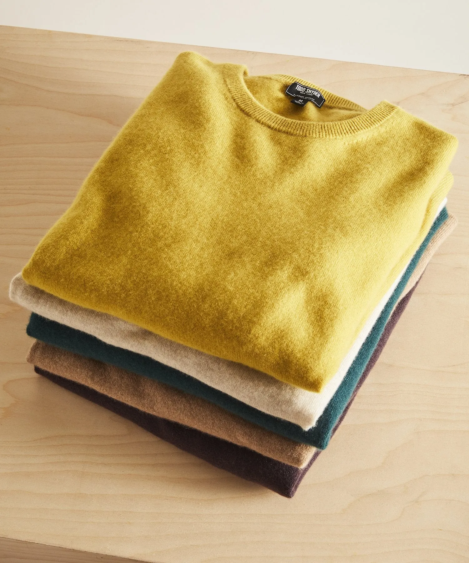 Cashmere Crewneck Sweater in Black