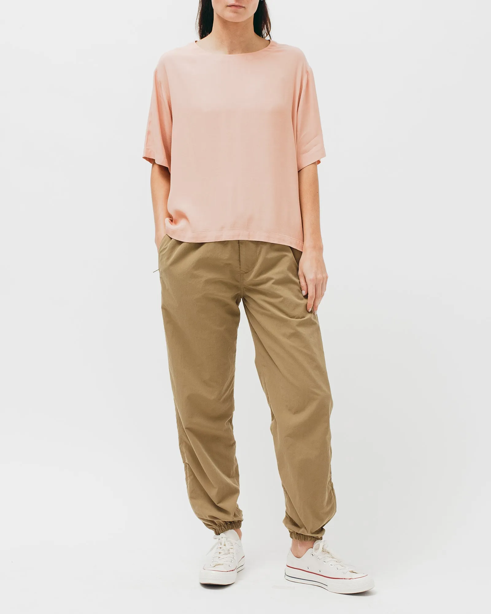 Crepe Rayon S/S Shirt - Coral