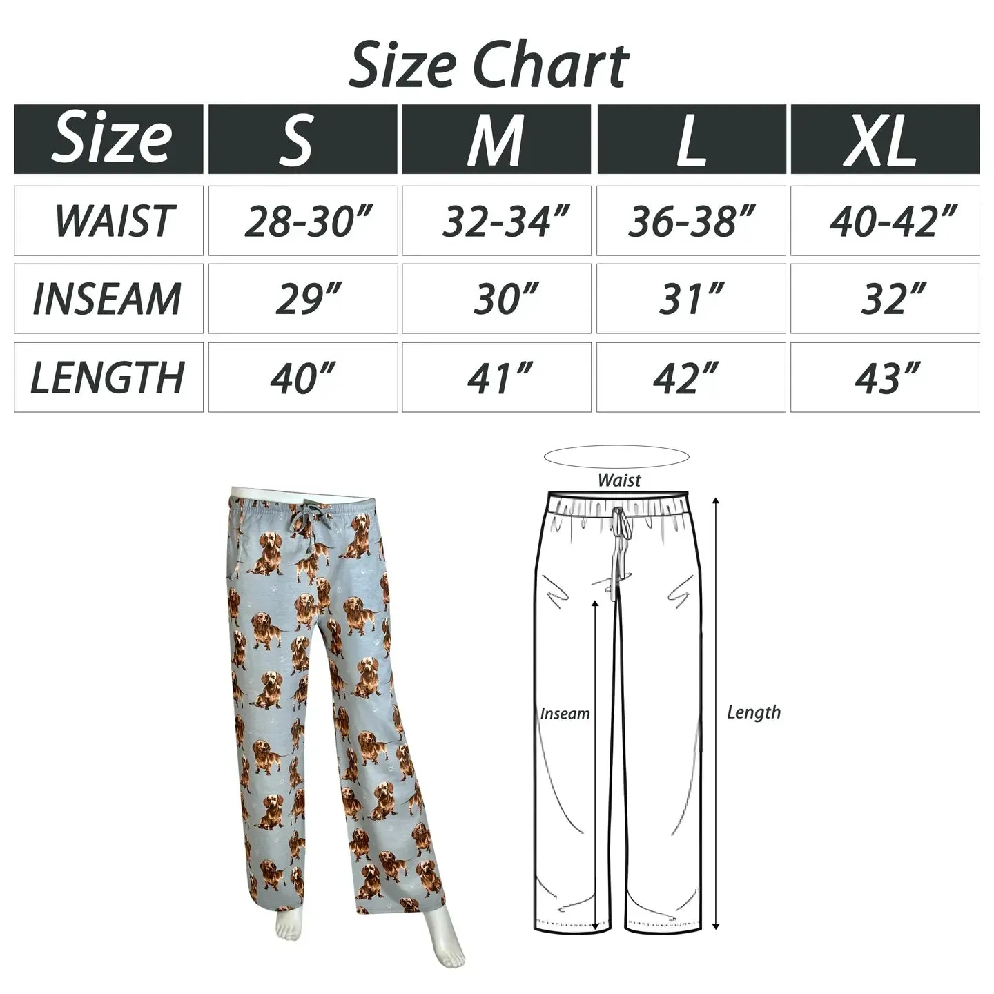 Dachshund Pajama Pants