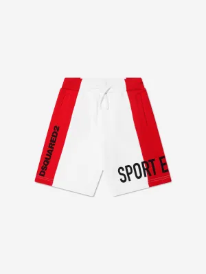 Dsquared2 Boys Sports Edition.07 Shorts In White