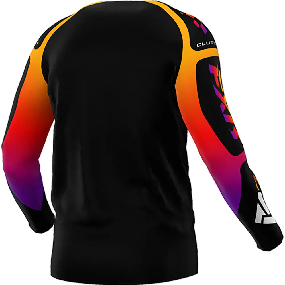 FXR Clutch MX Offroad Jersey Black/Spectrum