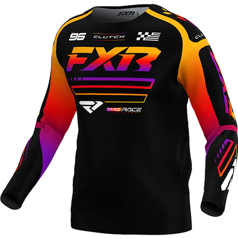 FXR Clutch MX Offroad Jersey Black/Spectrum