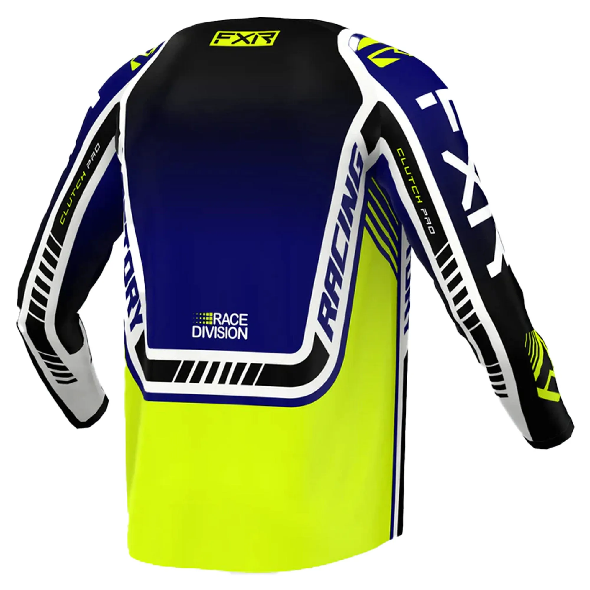 FXR Clutch Pro MX Offroad Jersey Midnight/HiVis/White