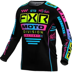 FXR Podium Gladiator MX Offroad Jersey Black/Candy