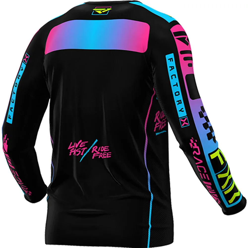 FXR Podium Gladiator MX Offroad Jersey Black/Candy