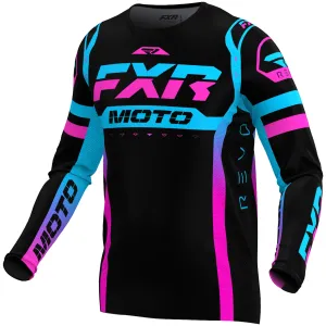 FXR Revo Pro MX LE Offroad Jersey Nightclub Black
