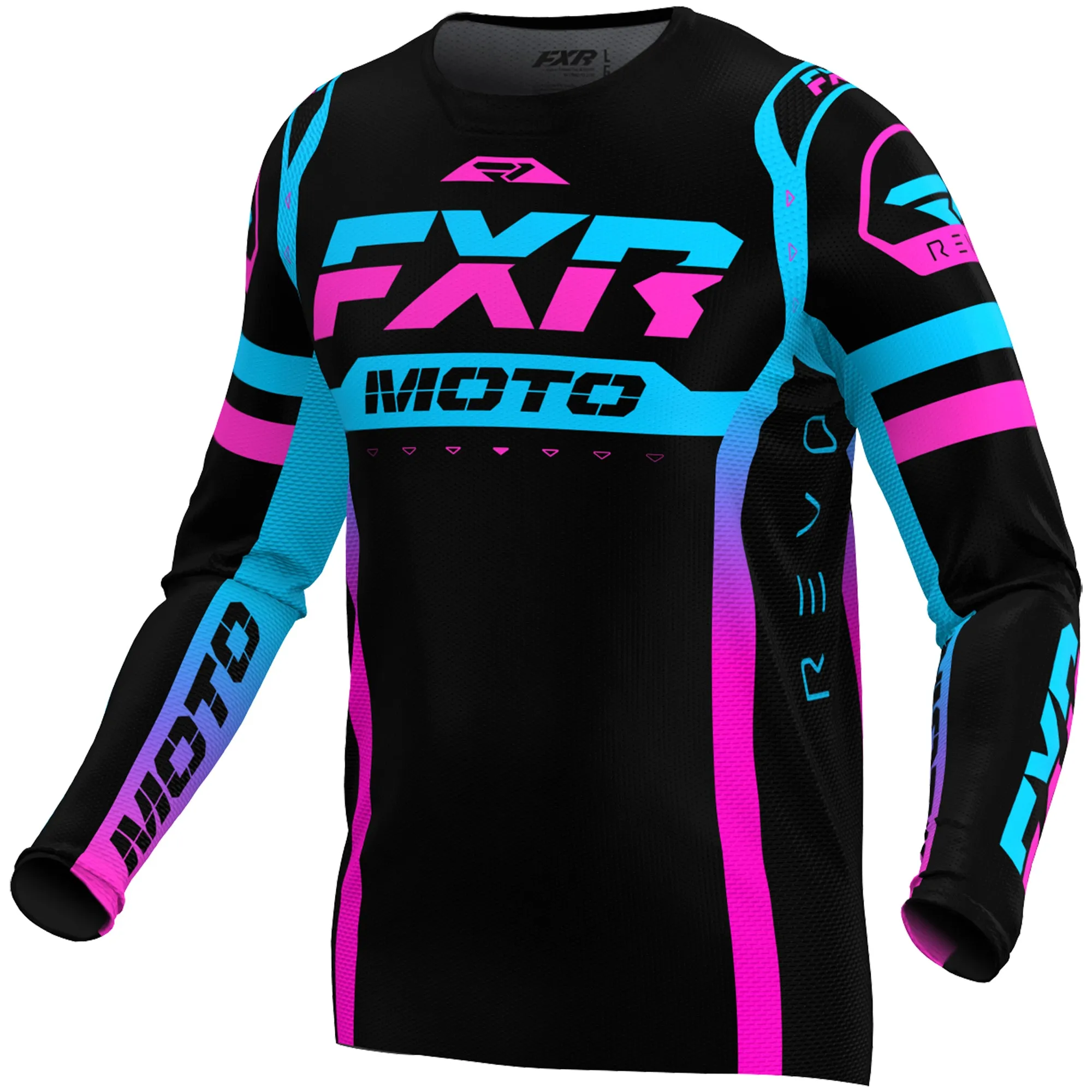FXR Revo Pro MX LE Offroad Jersey Nightclub Black