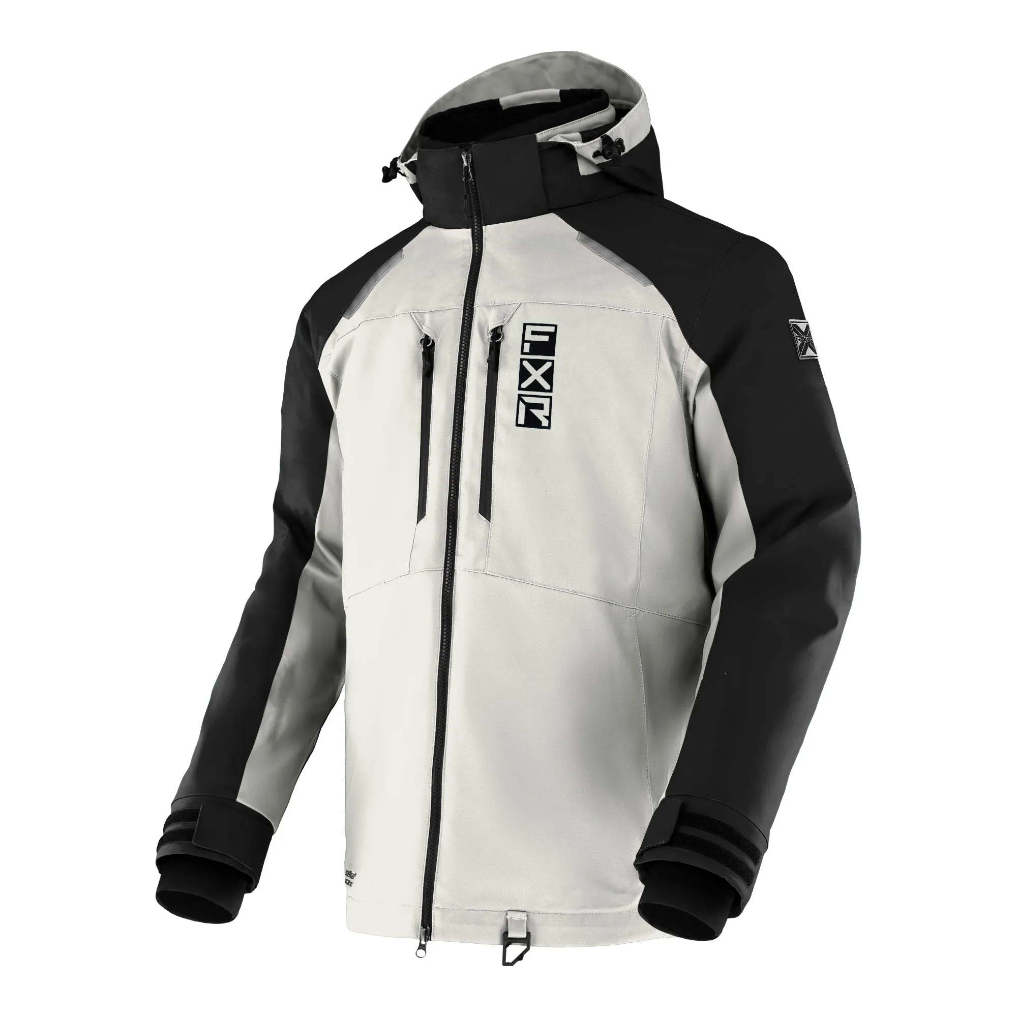 FXR  Ridge 2-in-1 Snowmobile Jacket Dry Vent Sysytem HydrX Pro Winter Bone Black