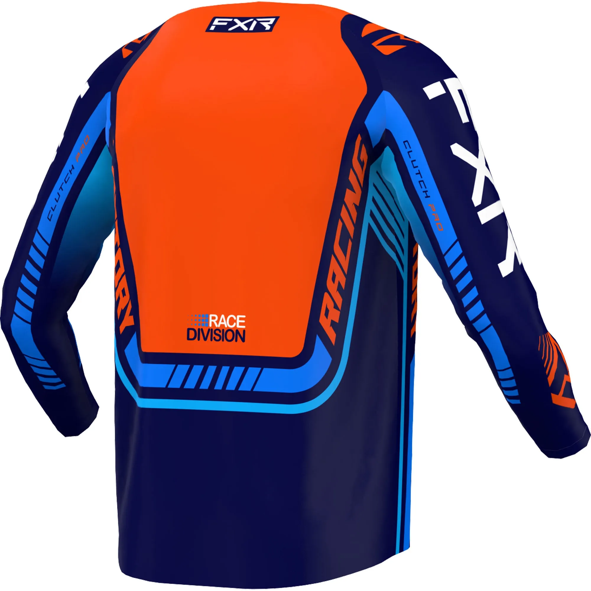 FXR Youth Clutch Pro MX Offroad Jersey Orange/Navy