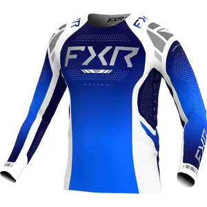 FXR Youth Helium MX Offroad Jersey Cobalt Blue