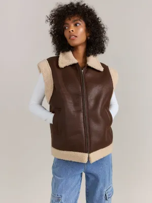 Gilli Sleeveless Sherpa Vest - Brands We Love