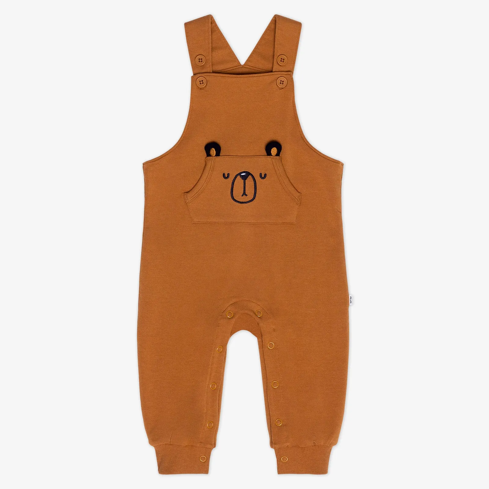 Golden Brown Graphic Overall