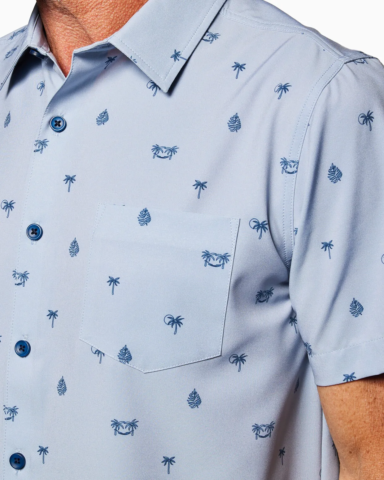 Golden State Stretch Woven | Blue Lazy Days