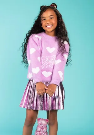 I Love Teddy Bears Knit Sweater