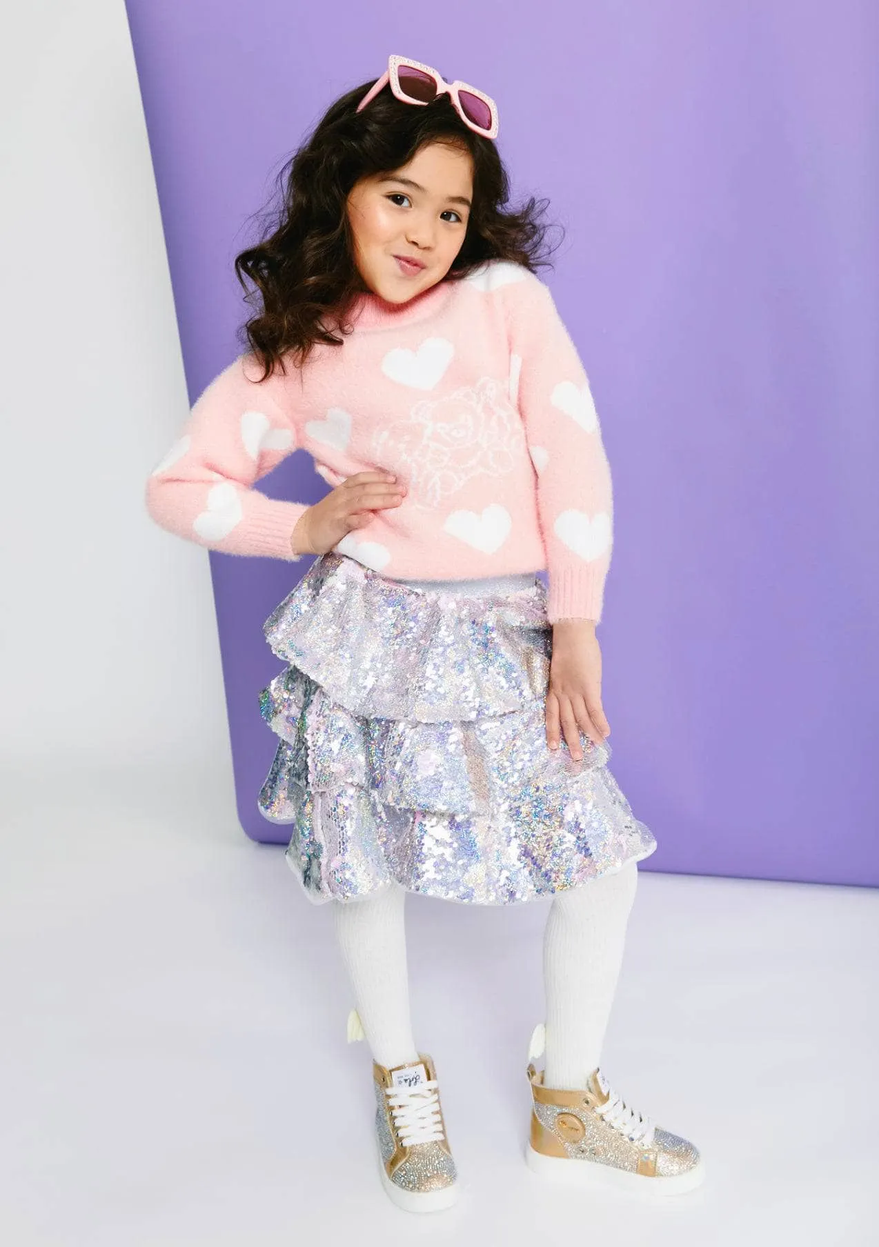 I Love Teddy Bears Knit Sweater