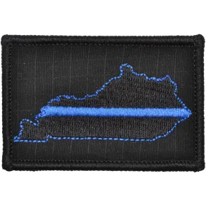Kentucky State - Thin Blue Line - 2x3 Patch
