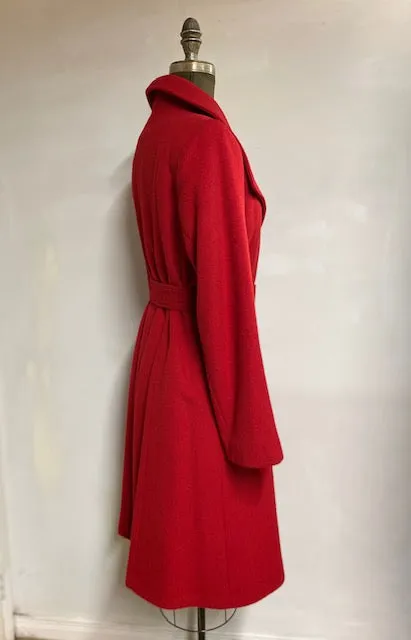 Lexi Coat- Cashmere & Wool Blend-Detachable Fox Hood