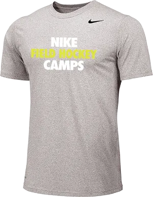 Nike Field Hockey Camps Short Sleeve Dri-Fit Tee - Carbon Heather