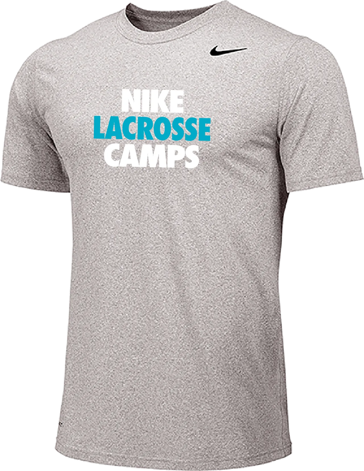 Nike Lacrosse Camps Short Sleeve Dri-Fit Tee - Carbon Heather