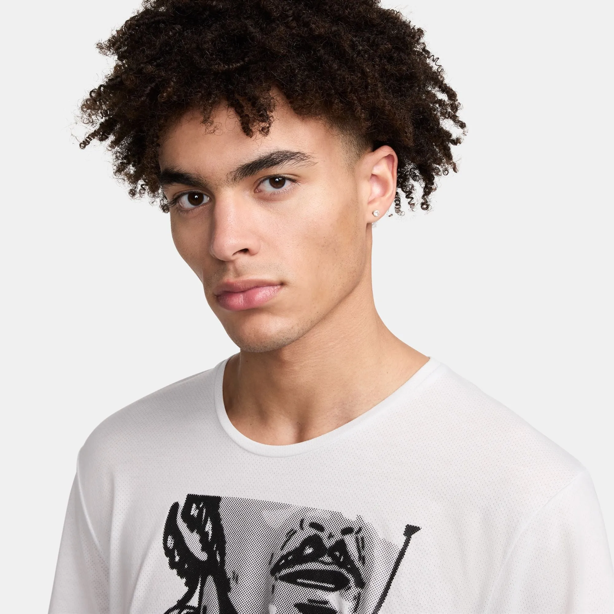 Nike Men's Rise 365 Prefontaine Run Energy Tee Summit White / Picante Red